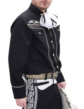 Camisa Charra Tradicional White Diamonds WD-837