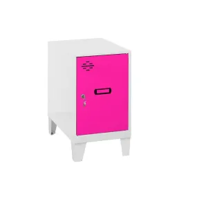 Taquilla metálica desmontada MINI 475 Single 575X300X500 Mn + Pies Rosa SIMONRACK